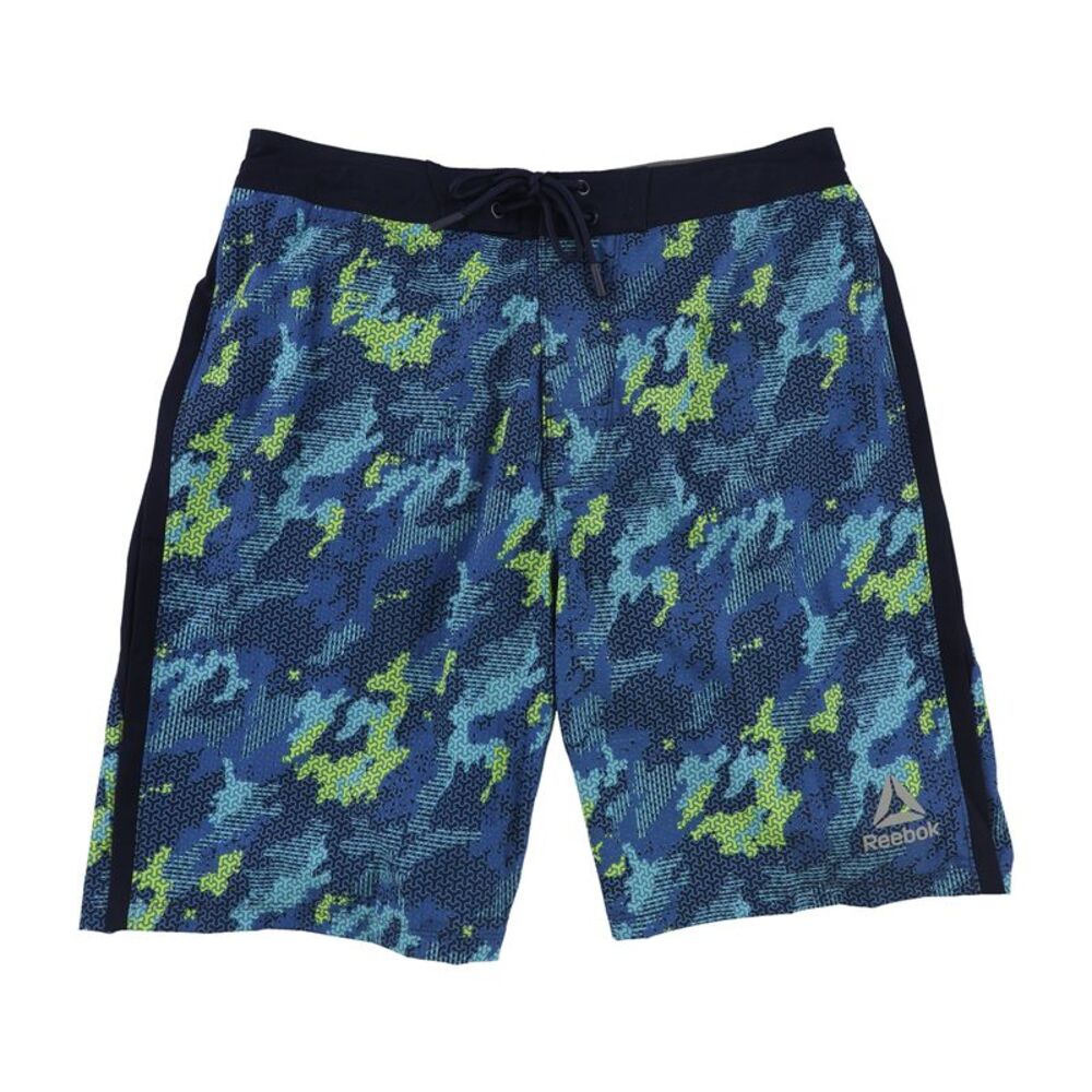 Reebok Mens Jacquard Swim Bottom Board Shorts, NWT